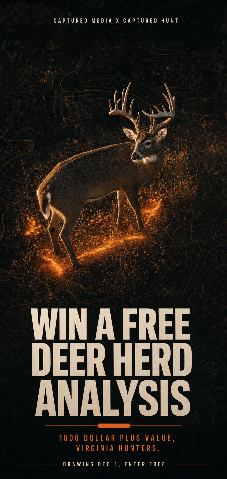 Win a Free Deer Herd Analysis — Captured Media × Captured Hunt